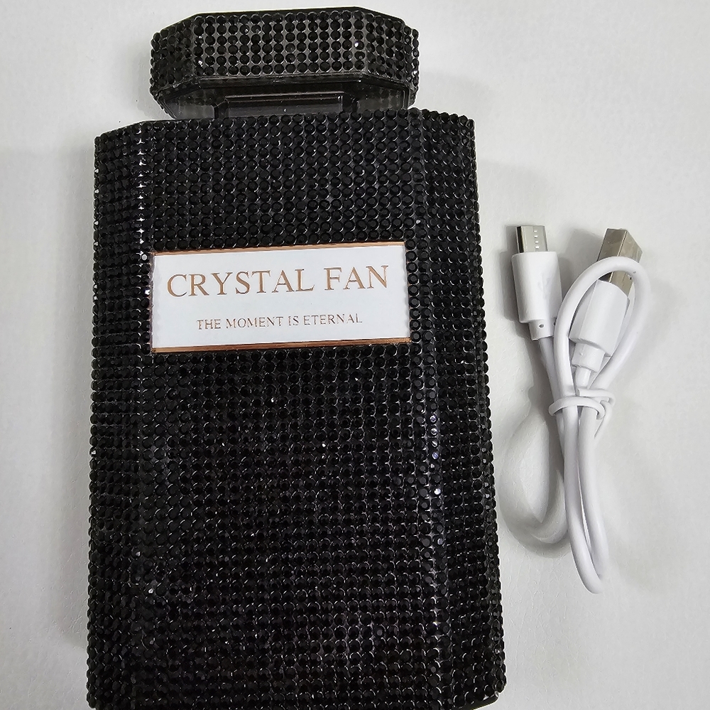 Fan - Handheld Rhinestone Fan - Picture 5 of 6